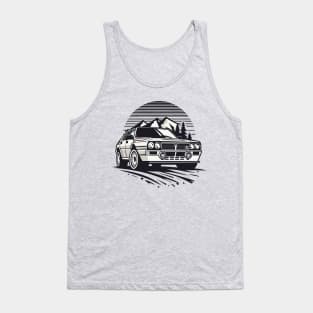 Lancia Delta Integrale Rally Car Tank Top